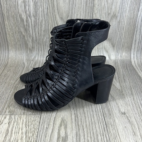 🍁2/$25 🍁 Lauren Ralph Lauren Hali Sandal Gladiator Black Heels - Picture 4 of 12